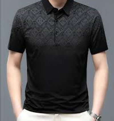 Stylish Black Printed T-Shirt for Men