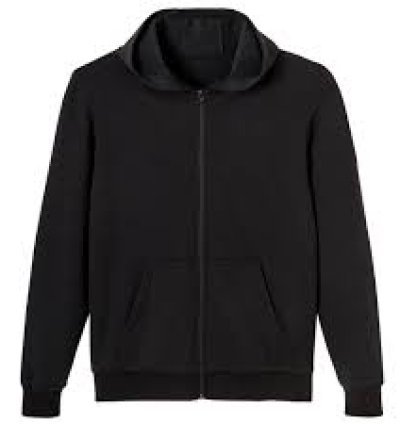 Everyday Essential: Classic Black Sweatshirt for Men