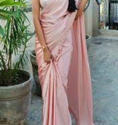 Blush Elegance: Pink Designer Saree for Timeless Glamour